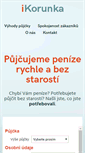 Mobile Screenshot of ikorunka.cz